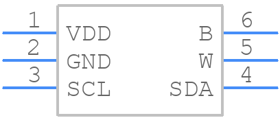 AD5246BKSZ100-R2 - Analog Devices - PCB symbol