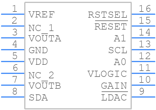 AD5338RBRUZ - Analog Devices - PCB symbol