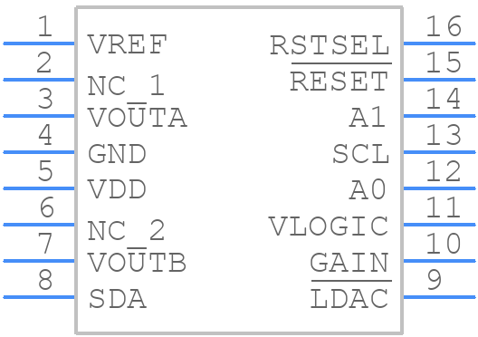 AD5697RBRUZ - Analog Devices - PCB symbol