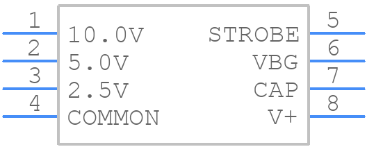 AD584TH - Analog Devices - PCB symbol