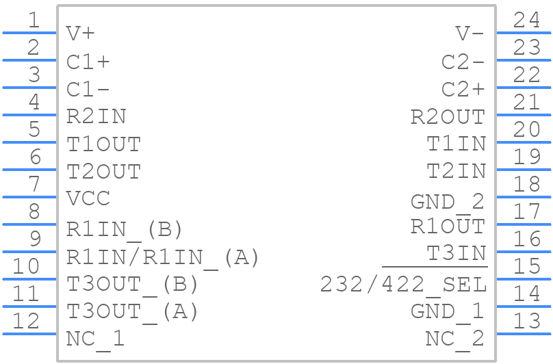 AD7306ARZ - Analog Devices - PCB symbol