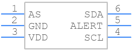 AD7414ARTZ-1500RL7 - Analog Devices - PCB symbol