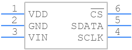 AD7478AAKSZ-500RL7 - Analog Devices - PCB symbol