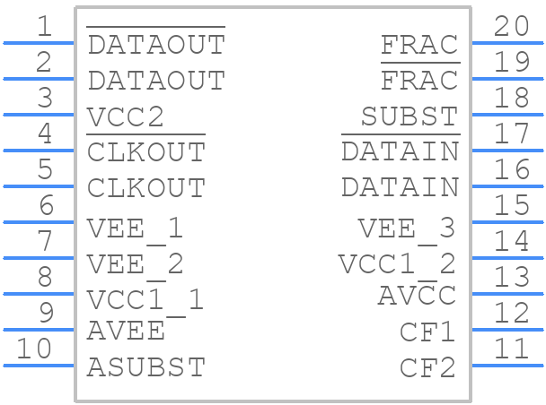 AD800-52BRZ - Analog Devices - PCB symbol