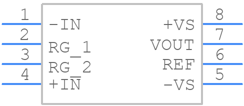AD8229HRZ - Analog Devices - PCB symbol