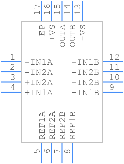 AD8270ACPZ-WP - Analog Devices - PCB symbol
