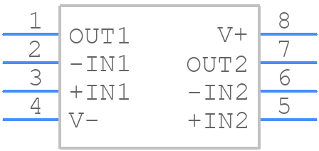 AD827SQ - Analog Devices - PCB symbol