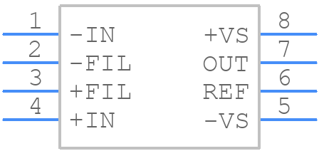 AD8428BRZ - Analog Devices - PCB symbol