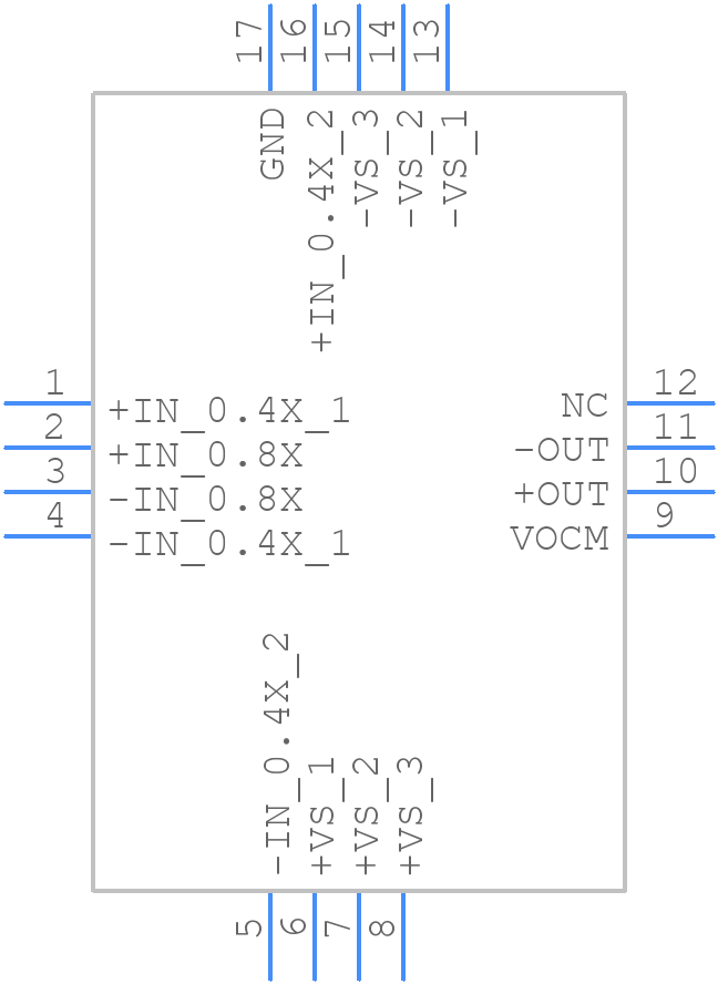 AD8475ACPZ-WP - Analog Devices - PCB symbol