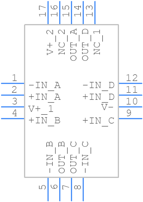 AD8567ACPZ-R2 - Analog Devices - PCB symbol