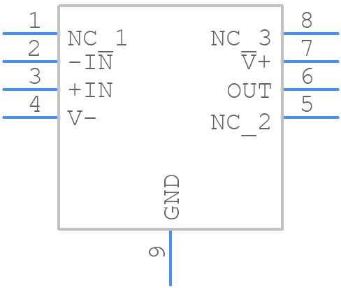 AD8661ACPZ-R2 - Analog Devices - PCB symbol