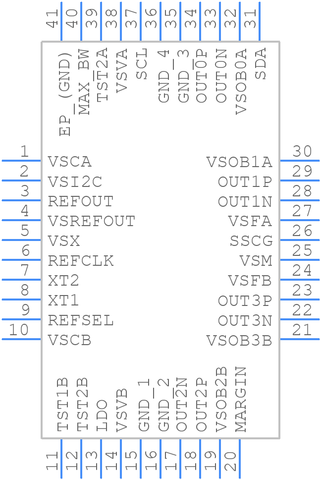 AD9577BCPZ - Analog Devices - PCB symbol