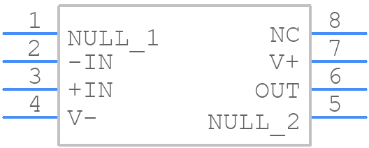 ADA4627-1BRZ - Analog Devices - PCB symbol