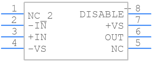 ADA4897-1ARZ - Analog Devices - PCB symbol