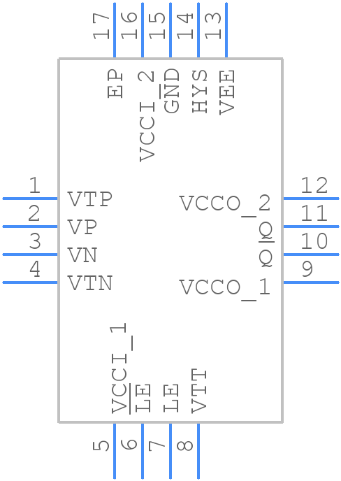 ADCMP582BCPZ-R2 - Analog Devices - PCB symbol