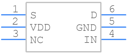 ADG751ARTZ - Analog Devices - PCB symbol