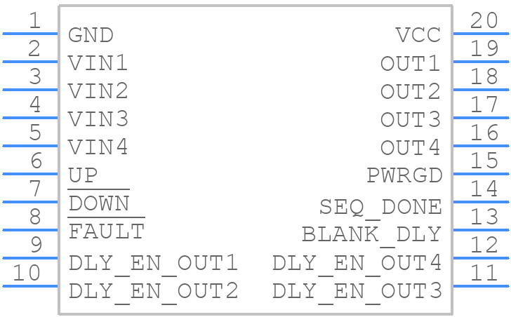 ADM1186-1ARQZ - Analog Devices - PCB symbol