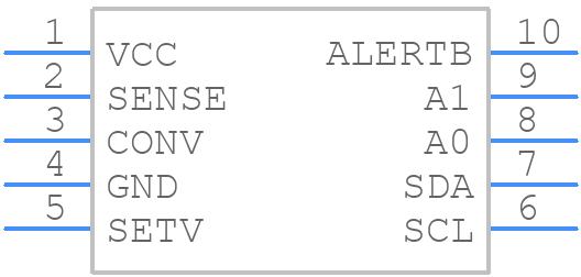 ADM1191-2ARMZ-R7 - Analog Devices - PCB symbol