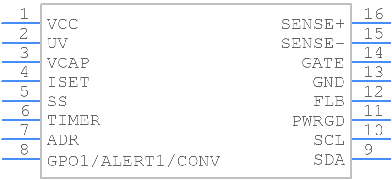 ADM1275-2ARQZ - Analog Devices - PCB symbol
