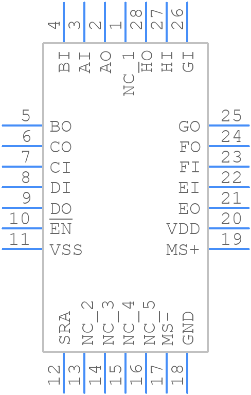 ADM5170APZ - Analog Devices - PCB symbol