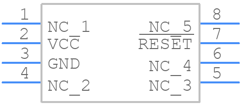 ADM709TARZ - Analog Devices - PCB symbol