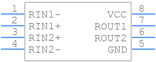 ADN4664BRZ - Analog Devices - PCB symbol