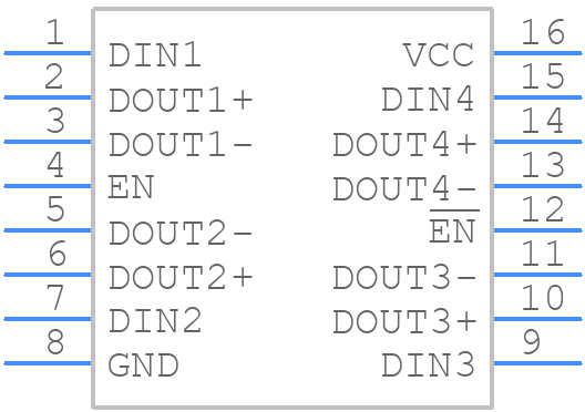 ADN4665ARUZ - Analog Devices - PCB symbol