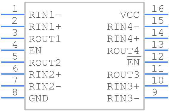 ADN4666ARZ - Analog Devices - PCB symbol