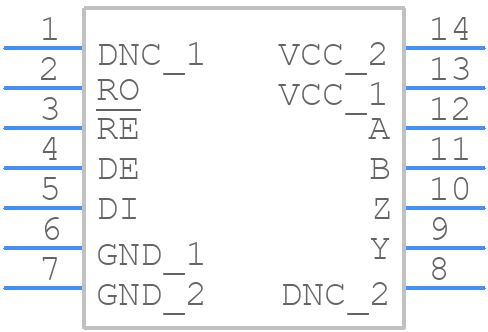 ADN4692EBRZ - Analog Devices - PCB symbol