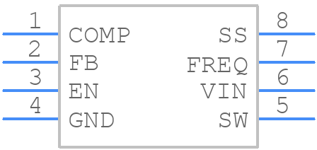 ADP1613ARMZ-R7 - Analog Devices - PCB symbol