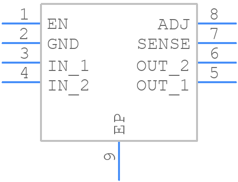 ADP1706ARDZ-1.8-R7 - Analog Devices - PCB symbol