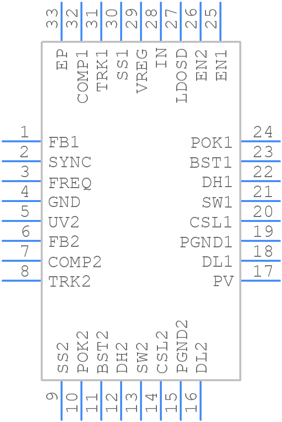 ADP1829ACPZ-R7 - Analog Devices - PCB symbol