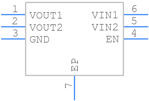 ADP195ACPZ-R7 - Analog Devices - PCB symbol