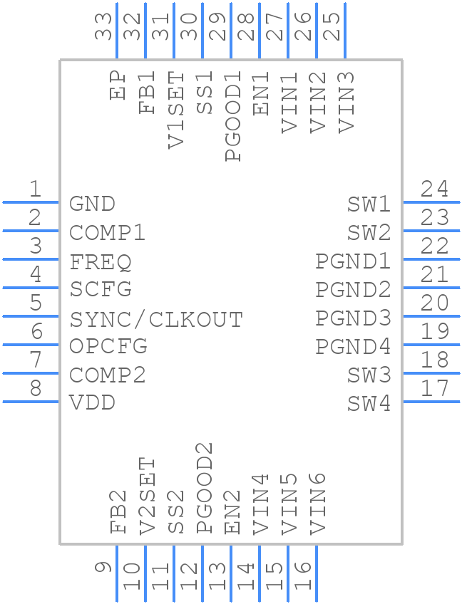 ADP2114ACPZ-R7 - Analog Devices - PCB symbol
