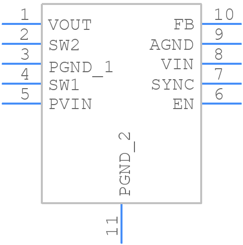 ADP2503ACPZ-5.0-R7 - Analog Devices - PCB symbol