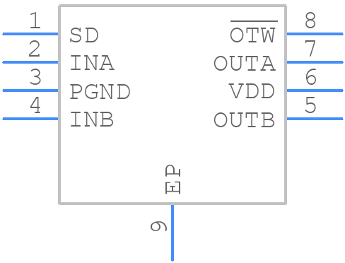 ADP3624ARDZ - Analog Devices - PCB symbol