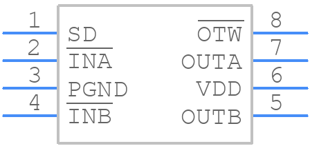 ADP3629ARZ-R7 - Analog Devices - PCB symbol