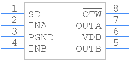 ADP3630ARZ-R7 - Analog Devices - PCB symbol