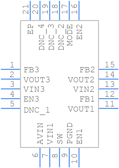 ADP5040ACPZ-1-R7 - Analog Devices - PCB symbol