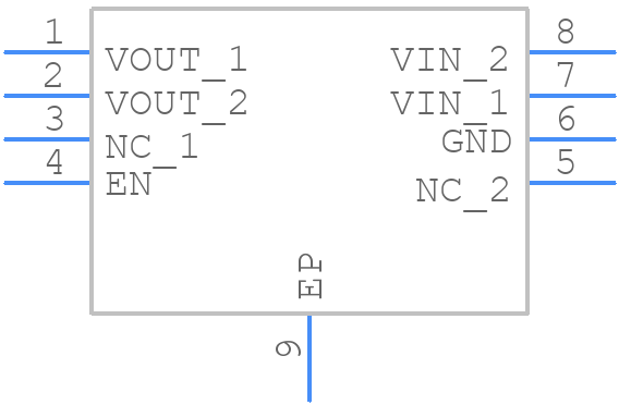 ADP7182ACPZ-5.0-R7 - Analog Devices - PCB symbol