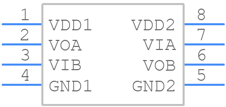 ADUM1201CRZ-RL7 - Analog Devices - PCB symbol