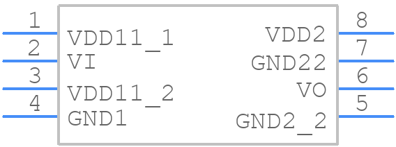 ADUM3100ARZ - Analog Devices - PCB symbol