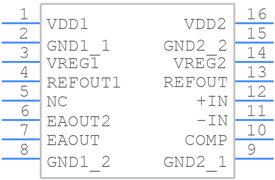 ADUM4190SRIZ - Analog Devices - PCB symbol