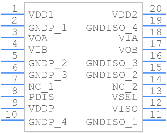 ADUM6211ARSZ - Analog Devices - PCB symbol