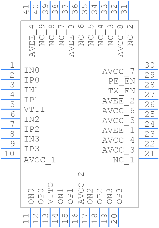ADV3003ACPZ - Analog Devices - PCB symbol