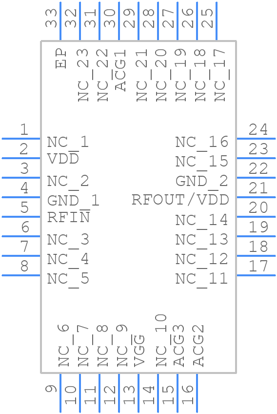 HMC1049LP5E - Analog Devices - PCB symbol