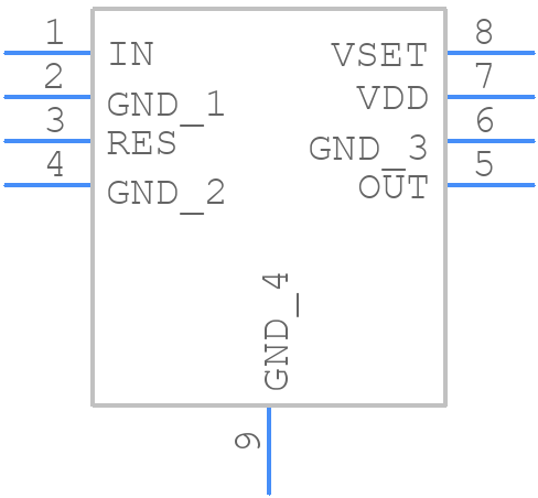HMC320MS8GE - Analog Devices - PCB symbol