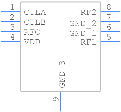 HMC336MS8GE - Analog Devices - PCB symbol