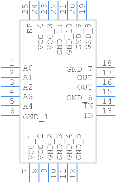 HMC394LP4E - Analog Devices - PCB symbol