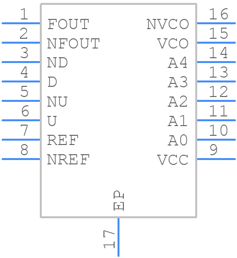 HMC440QS16GE - Analog Devices - PCB symbol